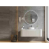 1200*460*400mm Matt White Round Edge Grooved Wall Hung Vanity Cabinet Only Soft Closed Single Drawer