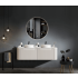 1500*460*400mm Matt White Round Edge Grooved Wall Hung Vanity Cabinet Only Soft Closed Double Drawer