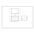 900*460*400mm Matt White Round Edge Grooved Wall Hung Vanity Cabinet Only Soft Closed Single Drawer