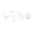 Esperia Brushed Nickel Wall Bath / Spout