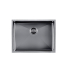 304 Stainless Steel Gun Metal Grey PVD Coating Single Bowl Kitchen Sink(Round Edges,with Bottom Tray)600*450*230mm