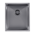 304 Stainless Steel Gun Metal Grey PVD Coating Single Bowl Kitchen Sink(Round Edges,with Bottom Tray)390*450*215mm