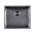 304 Stainless Steel Gun Metal Grey PVD Coating Single Bowl Kitchen Sink(Round Edges,with Bottom Tray)510*450*230mm